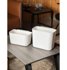 відро для сміття на двері БІЛЕ велике XL-1171 ( (54)