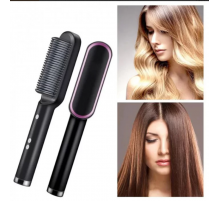 Щетка для укладки волос, выпрямитель Hair Straightener HQT-909     (80)