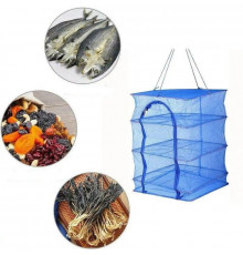 Сітка для сушіння риби, грибів, овочів та фруктів триярусна40*40*75 см середня and807\\ (60)