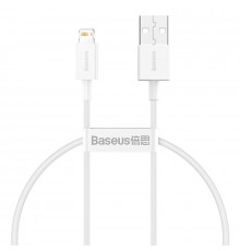 Кабель Baseus Superior Series Fast Charging Data Cable USB to iP 2.4A 0.25m White (CALYS-02)