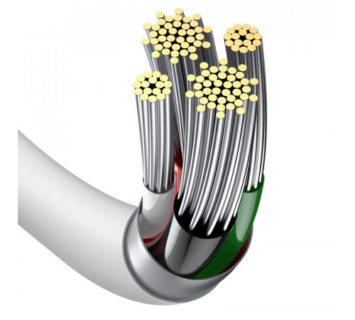 Кабель Baseus Superior Series Fast Charging Data Cable USB to iP 2.4A 0.25m White (CALYS-02)