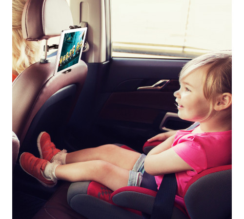 Автотримач для планшета Baseus Back Seat Car Mount Holder Black (SUHZ-01)