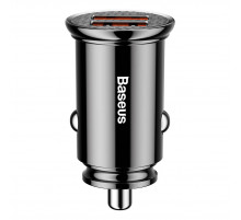 Автомобільний зарядний пристрій Baseus Circular Plastic А+А 30W Black (CCALL-YD01)