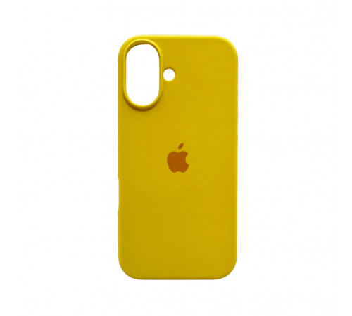 Чохол для смартфона Silicone Full Case AA Open Cam for Apple iPhone 16 33,Canary Yellow (FullOpenAAi16-33)