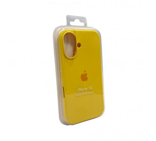 Чохол для смартфона Silicone Full Case AA Open Cam for Apple iPhone 16 33,Canary Yellow (FullOpenAAi16-33)