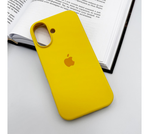 Чохол для смартфона Silicone Full Case AA Open Cam for Apple iPhone 16 33,Canary Yellow (FullOpenAAi16-33)