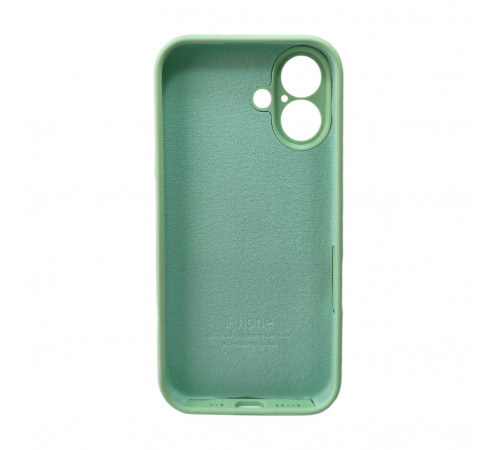 Чохол для смартфона Silicone Full Case AA Camera Protect for Apple iPhone 16 51,Avokado Green (FullAAi16-51)