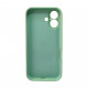 Чохол для смартфона Silicone Full Case AA Camera Protect for Apple iPhone 16 51,Avokado Green (FullAAi16-51)