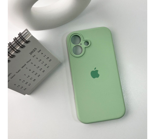 Чохол для смартфона Silicone Full Case AA Camera Protect for Apple iPhone 16 51,Avokado Green (FullAAi16-51)