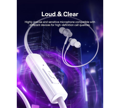 Навушники дротові Baseus Encok CZ11 (Type-C) Moon White (A00164300213-Z1)