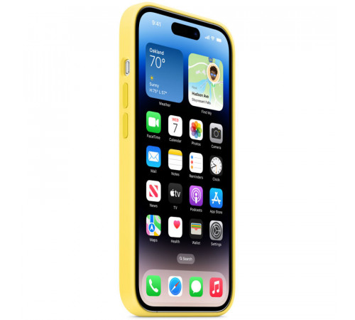 Чохол для смартфона Silicone Full Case AAA MagSafe IC for iPhone 14 Canary Yellow (Orig14CanaryYellow)