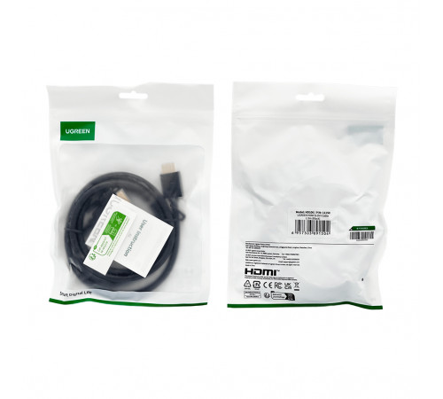 Перехідник UGREEN HDMI to DVI 2K Cable Male to Male Black 1.5m (UGR-11150)