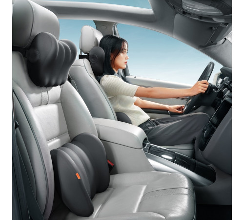 Подушка підголівник Baseus ComfortRide Series Car Headrest Pillow Cluster Black (C20036400111-00)