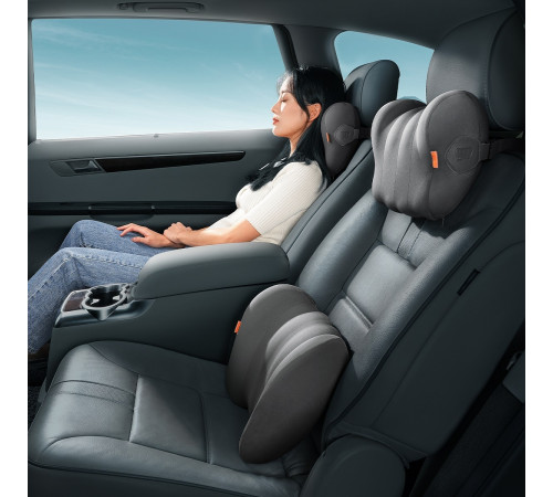 Подушка підголівник Baseus ComfortRide Series Car Headrest Pillow Cluster Black (C20036400111-00)