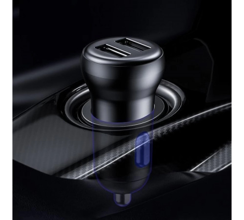 АЗП з FM-модулятором Baseus T Shaped S-16 Car Bluetooth MP3 Player Black (CCMT000201)