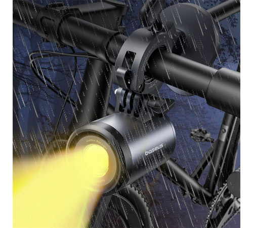 Велотримач для телефона Baseus PrimeTrip Series Dual-Color Bike Light 2-in-1 Set Cosmic Black (C12569000121-00)