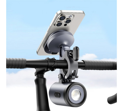 Велотримач для телефона Baseus PrimeTrip Series Dual-Color Bike Light 2-in-1 Set Cosmic Black (C12569000121-00)