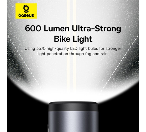 Велотримач для телефона Baseus PrimeTrip Series Dual-Color Bike Light 2-in-1 Set Cosmic Black (C12569000121-00)