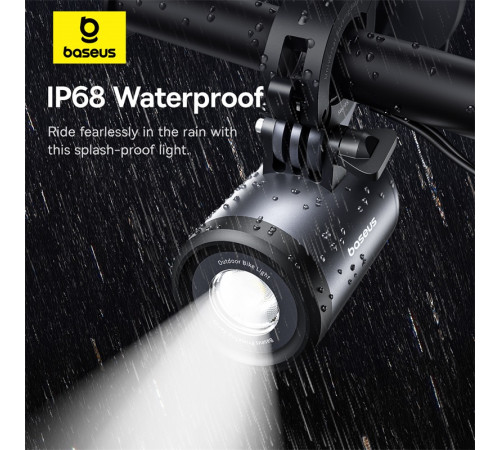 Велотримач для телефона Baseus PrimeTrip Series Dual-Color Bike Light 2-in-1 Set Cosmic Black (C12569000121-00)