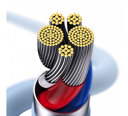 Кабель Baseus Jelly Liquid Silica Gel Fast Charging Data Cable Type-C to iP 20W 2m Blue (CAGD020103)