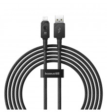 Кабель Baseus Unbreakable Series Fast Charging Data Cable USB to iP 2.4A 2m Cluster Black (P10355802111-01)