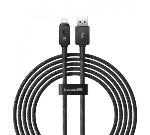 Кабель Baseus Unbreakable Series Fast Charging Data Cable USB to iP 2.4A 2m Cluster Black (P10355802111-01)