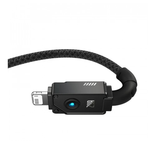 Кабель Baseus Unbreakable Series Fast Charging Data Cable USB to iP 2.4A 2m Cluster Black (P10355802111-01)