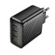 Мережевий зарядний пристрій HOCO CS27A Supply PD67W (3C1A) charger (EU) Black (6942007639835)