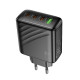 Мережевий зарядний пристрій HOCO CS27A Supply PD67W (3C1A) charger (EU) Black (6942007639835)