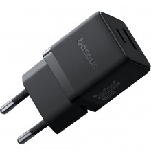 Мережевий зарядний пристрій Baseus Palm Fast Charger C+U 30W EU Cluster Black (P1011160A113-00)