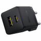 Мережевий зарядний пристрій Baseus Palm Fast Charger C+U 30W EU Cluster Black (P1011160A113-00)