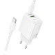 Мережевий зарядний пристрій BOROFONE BN27 Fuente PD20W+QC3.0 charger (EU) White (6941991120268)