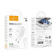 Мережевий зарядний пристрій з кабелем HOCO C146A Charm single port PD20W charger set (C to iP) (EU) White (6942007630252)