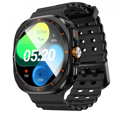 Смарт-годинник HOCO Y29 38mm. 220 mAh Smart sports watch (call version) Black (6942007648516)