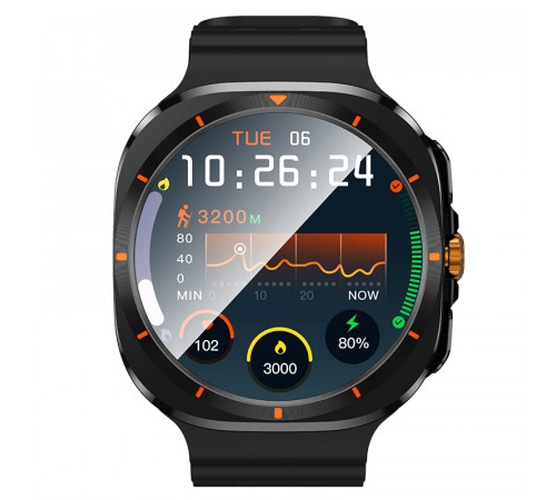 Смарт-годинник HOCO Y29 38mm. 220 mAh Smart sports watch (call version) Black (6942007648516)