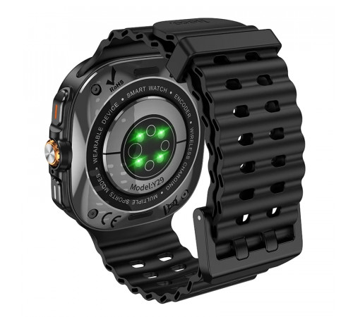Смарт-годинник HOCO Y29 38mm. 220 mAh Smart sports watch (call version) Black (6942007648516)