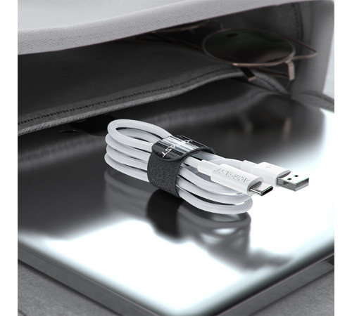Кабель ACEFAST C18-04 USB-A to USB-C braid charging data cable White (6974316284260)