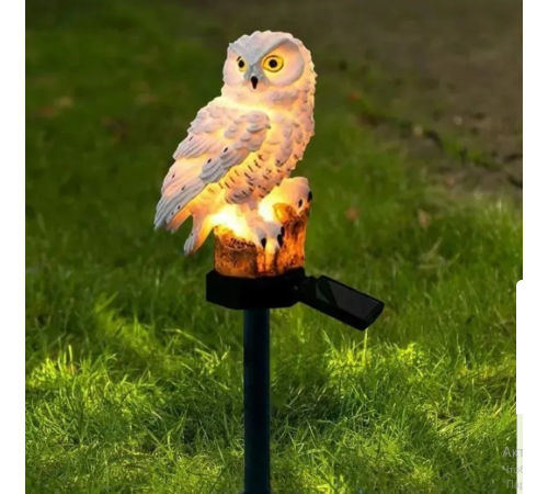 Уличный Садовый светильник Светильник на солнечной батарее Сова   SF-31 (50)