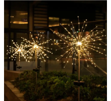 Уличный   садовый Фейерверк газонный на солнечной батарее  Fireworks floor   SF-32 (120)
