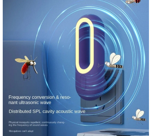 Светильник Ночник + отпугиватель комаров  ITEM NO.; 1-19 (400)