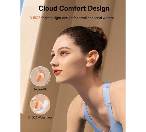 Бездротові навушники TWS Baseus AirNora 2 , ANC, Gradient Orange (NGTW320207)