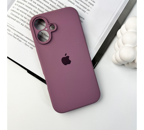 Чохол для смартфона Silicone Full Case AA Camera Protect for Apple iPhone 16 60,Taro Purple (FullAAi16-60)