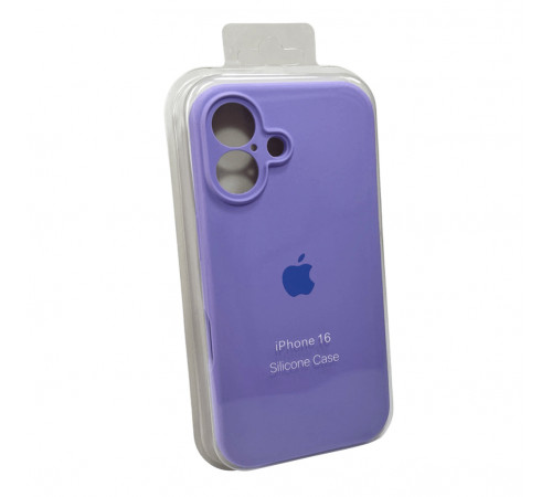 Чохол для смартфона Silicone Full Case AA Camera Protect for Apple iPhone 16 26,Elegant Purple (FullAAi16-26)