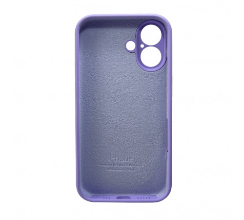Чохол для смартфона Silicone Full Case AA Camera Protect for Apple iPhone 16 26,Elegant Purple (FullAAi16-26)