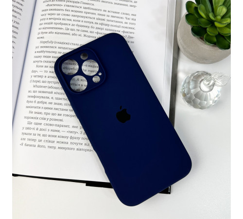 Чохол для смартфона Silicone Full Case AA Camera Protect for Apple iPhone 16 Pro Max 39,Navy Blue (FullAAi16PM-39)