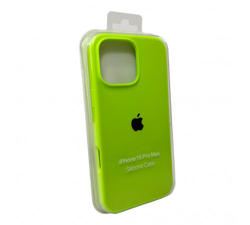 Чохол для смартфона Silicone Full Case AA Open Cam for Apple iPhone 16 Pro Max 24,Shiny Green (FullOpeAAi16PM-24)