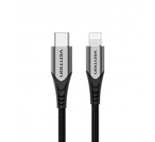Кабель Vention USB 2.0 C to Lightning Cable 1M Gray Aluminum Alloy Type (TACHF) (TACHF)