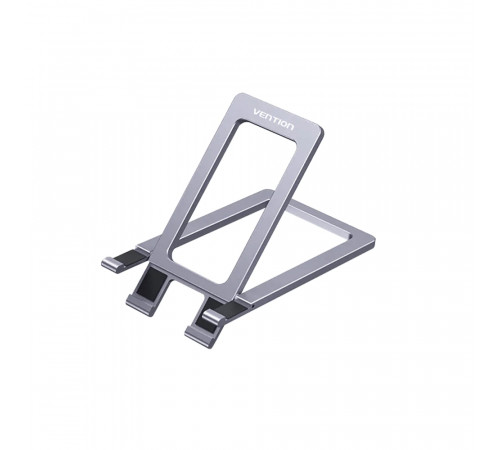 Тримач для телефона Vention Portable Cell Phone Stand Holder for Desk Aluminum Alloy Type Gray (KCZH0) (KCZH0)