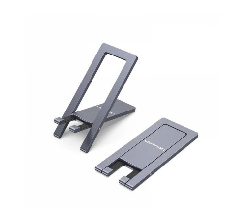 Тримач для телефона Vention Portable Cell Phone Stand Holder for Desk Aluminum Alloy Type Gray (KCZH0) (KCZH0)
