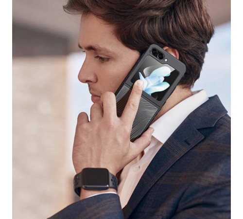 Чохол для смартфона DUX DUCIS Aimo for Samsung Flip 5 Black (DUXFlip5Black)